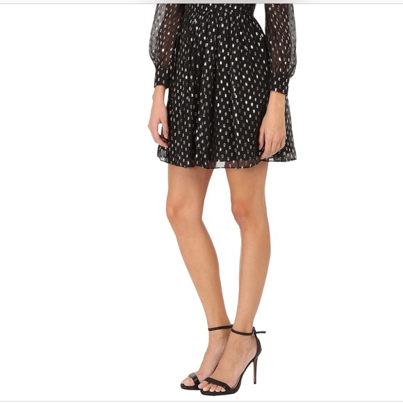 Jill Stuart Clipped Dots Mini Dress - Picture 5 of 7